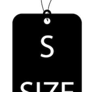 Black Size S Tag